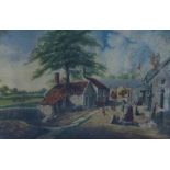 19th Century English School Near Cathcart Oil on canvas Indistinctly signed and inscribed 21.5 x