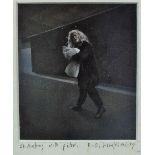ROBERT OSCAR LENKIEWICZ (1941-2002) St Antony With Pillow Print Signed 10.5 x 9cm