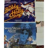 Ten film posters Silver Dream Racer, Delinquents, Buddy Holly, Going Steady, Arthur, Ragtime,