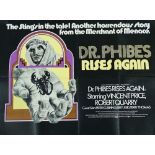 Dr. Phibes Rises Again UK Quad poster 755 x 1010cm
