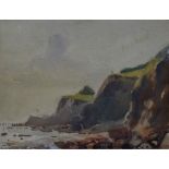 NORMAN BUCHANAN (1910-2004) Ventnor and Connie Looking To Sea Watercolours, a pair Each 21 x 27cm