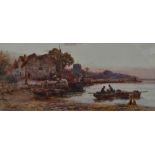 WALTER STUART LLOYD (1845-1959) Wootton Creek, Isle of Wight Watercolour Signed, inscribed to