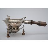 A silver brazier, Valenciennes 1755 (14x17cm) (*)