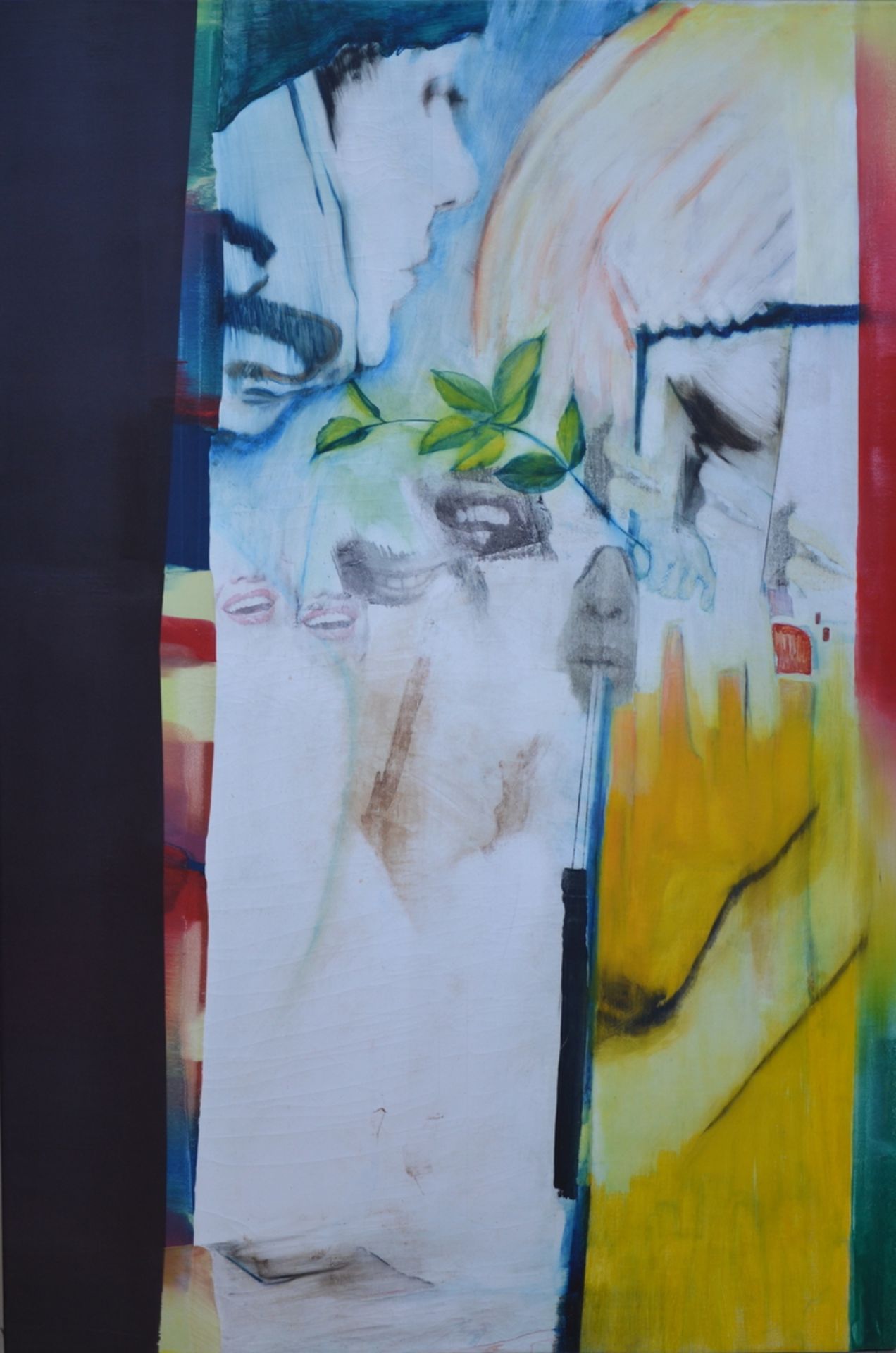 Pol Mara 1965: painting (o/c) 'untitled' (196x130 cm)