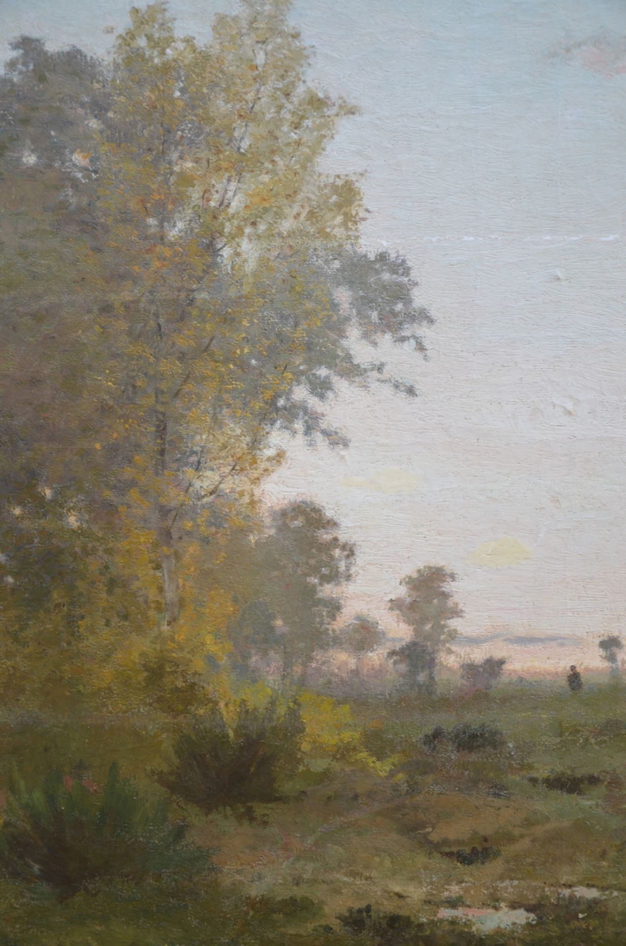 Adrien-Joseph Heymans: painting (o/c) 'landscape' (100x148 cm) (*) - Image 2 of 5
