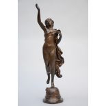 Gaudez A.: bronze sculpture 'étoile du matin' (71 cm)