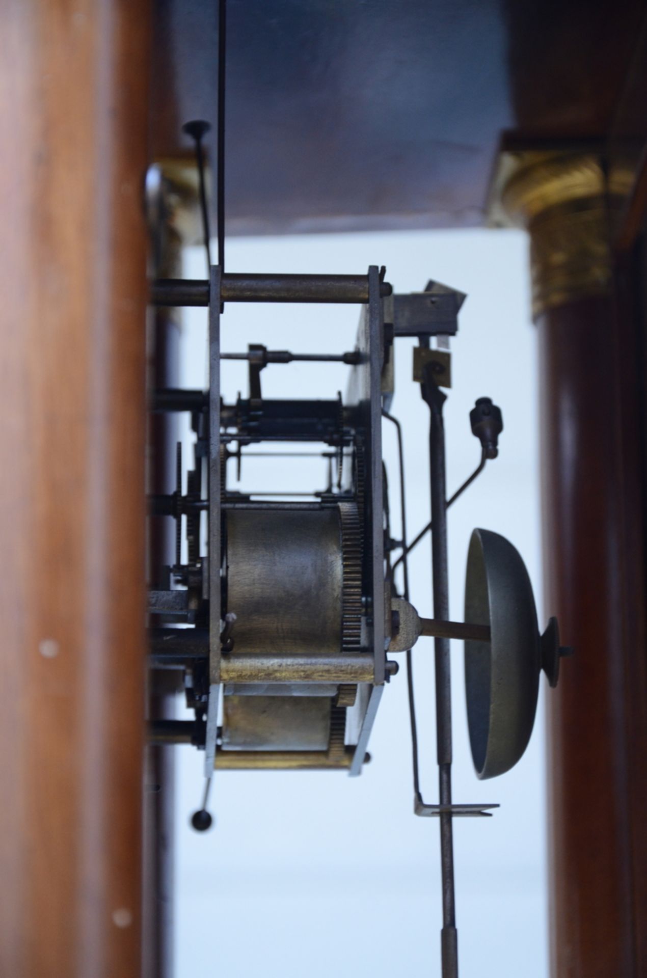 A large standing clock with gilt bronze in Empire style (250cm) - Image 3 of 3