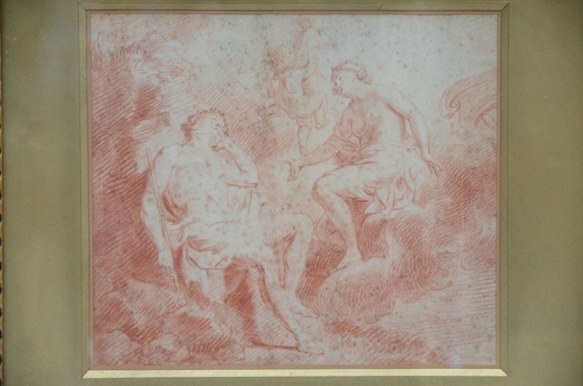 Anonymous (17th -18th century): sanguine 'mythological representation' (24x27 cm) (*)