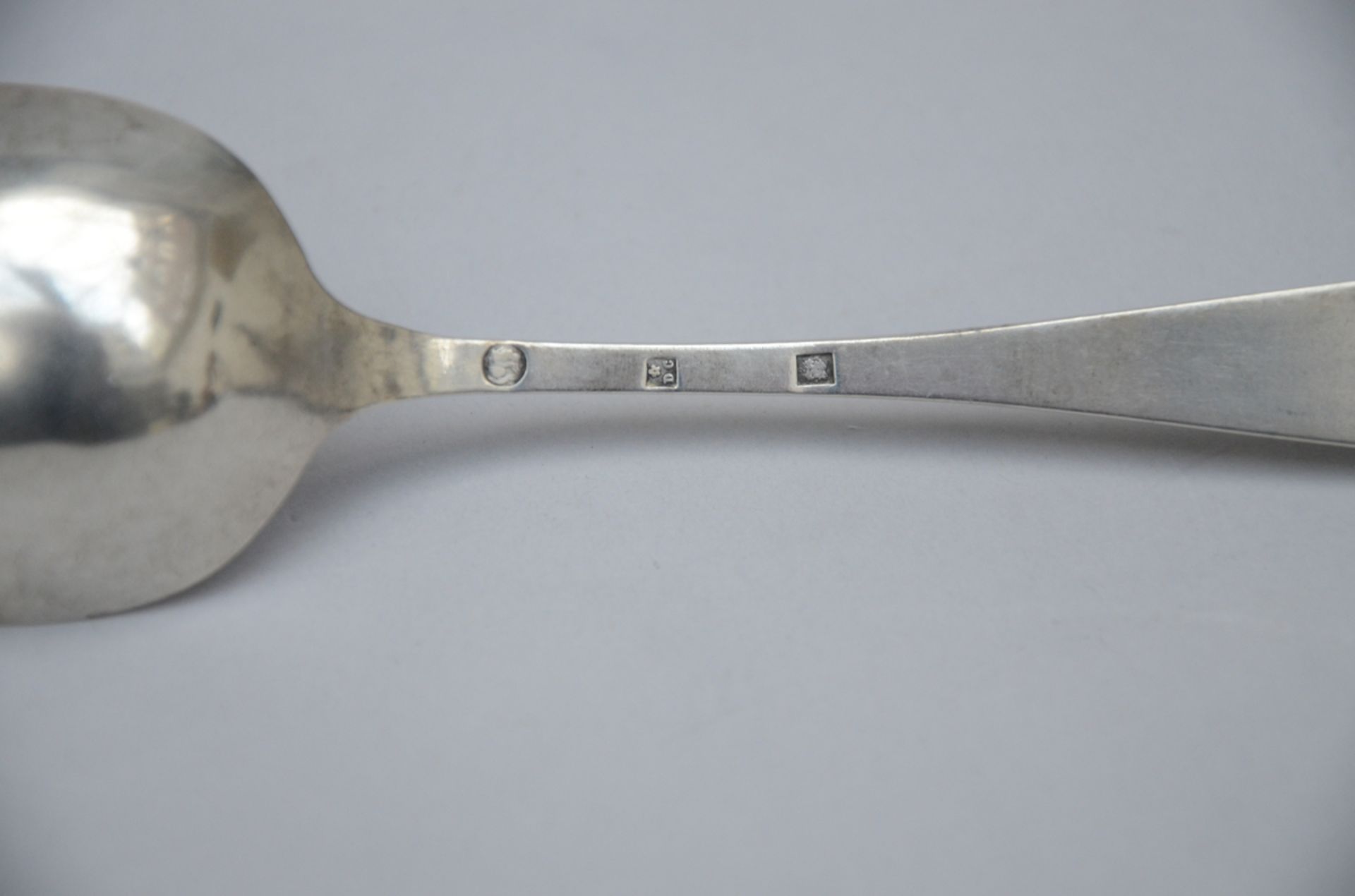 Part of a cutlery set in silver and silverplate metal - Image 3 of 4