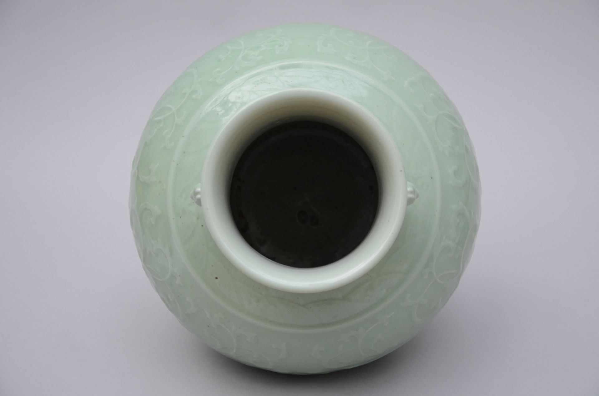 Large vase in Chinese celadon porcelain (47 cm) - Image 3 of 4