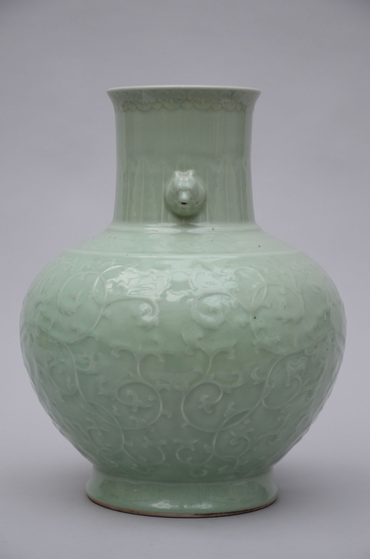Large vase in Chinese celadon porcelain (47 cm) - Image 2 of 4