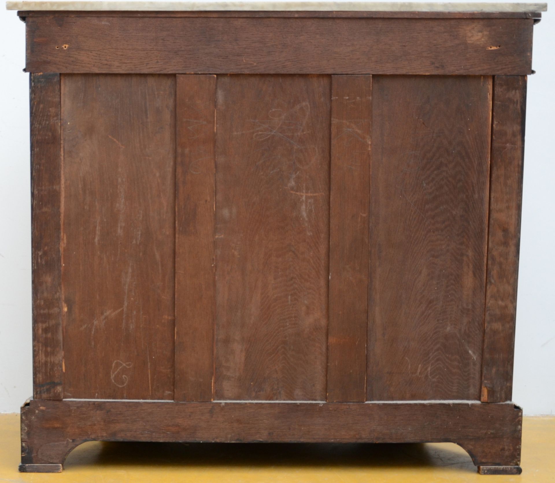 A Napoleon III cupboard with Boulle work (108x119x43 cm) (*) - Image 3 of 3