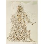 Salvator Dali: lithogravure 'la tentation' épreuve d'artiste (67x50 cm)