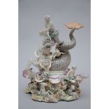 A porcelain sculpture 'Neptunus' (35 cm)