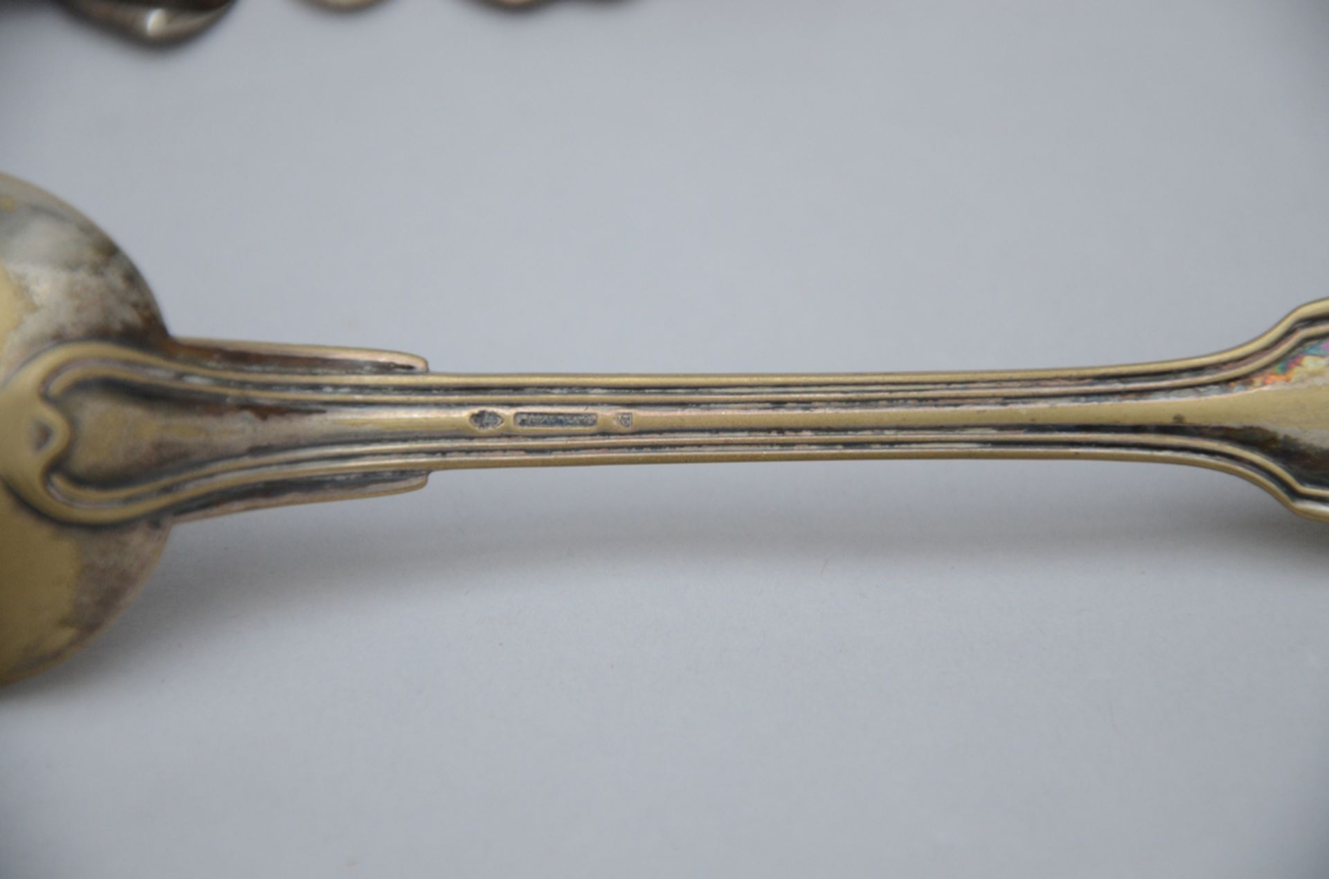 Part of a cutlery set in silver and silverplate metal - Image 4 of 4