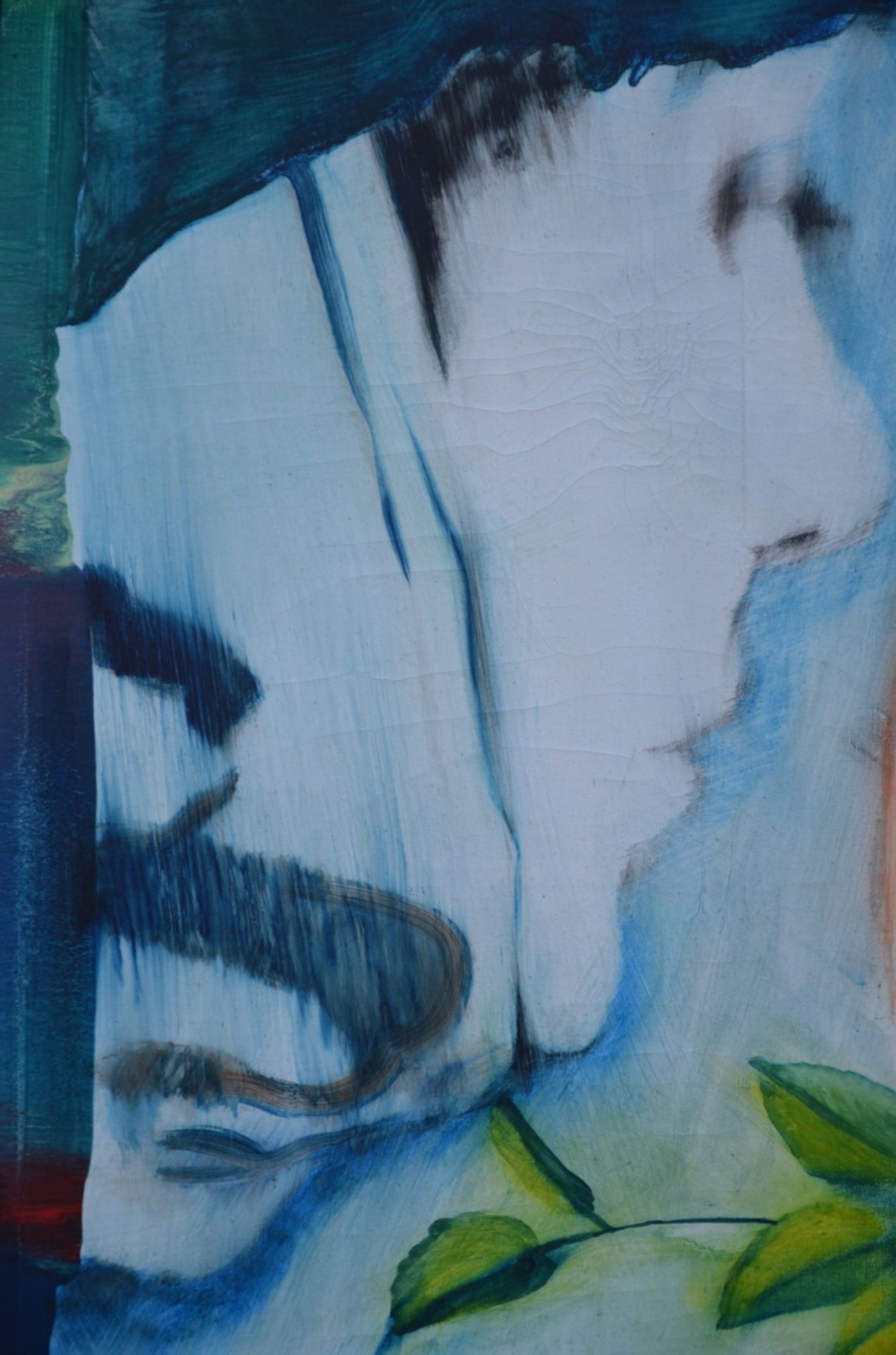 Pol Mara 1965: painting (o/c) 'untitled' (196x130 cm) - Image 3 of 5