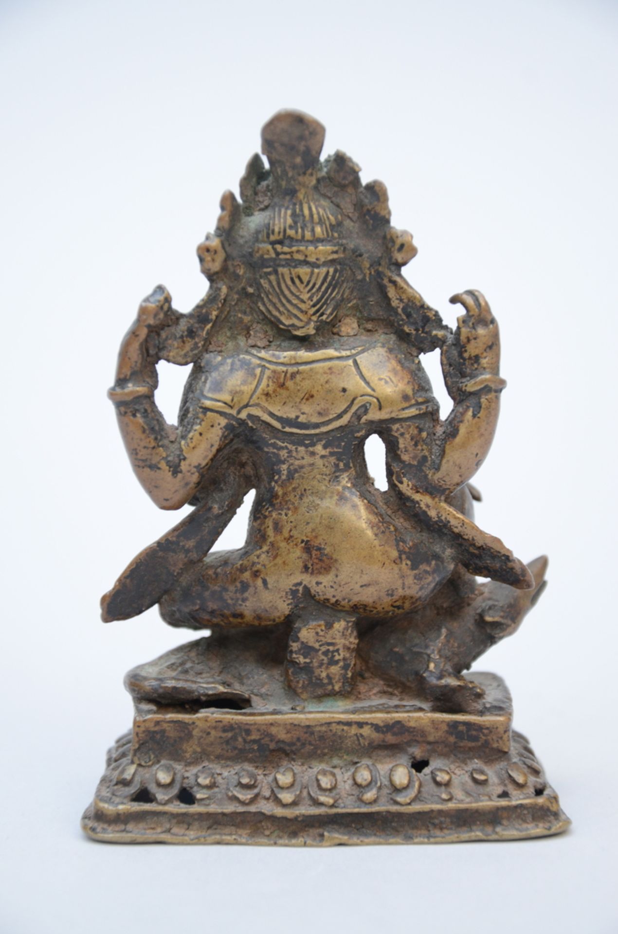 A sculpture in bronze 'Ganesha', Nepal or India (11,5 cm) - Image 4 of 5