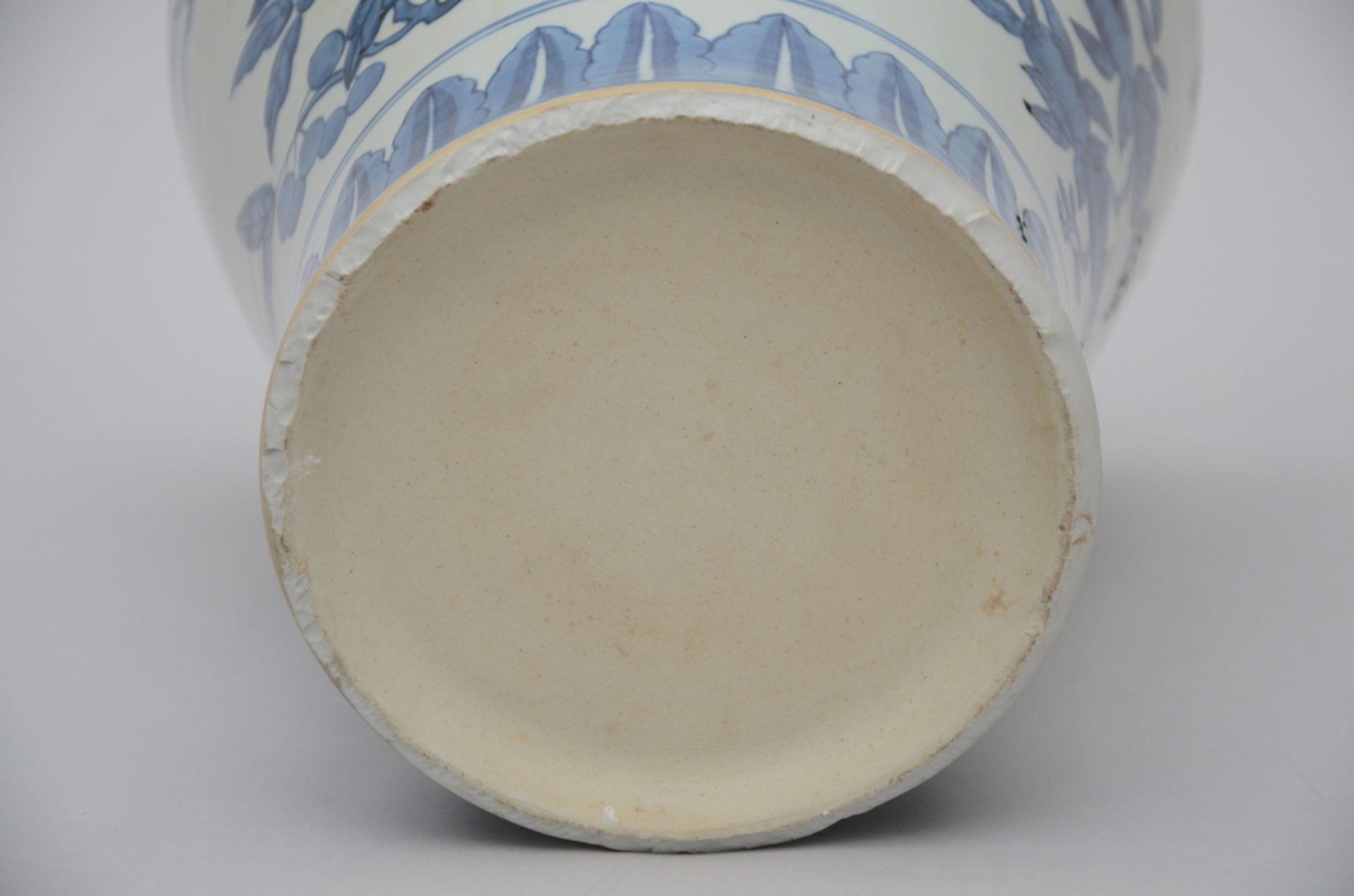 Chinese Meiping vase in blue and white porcelain, 20th century (38 cm) - Image 4 of 4