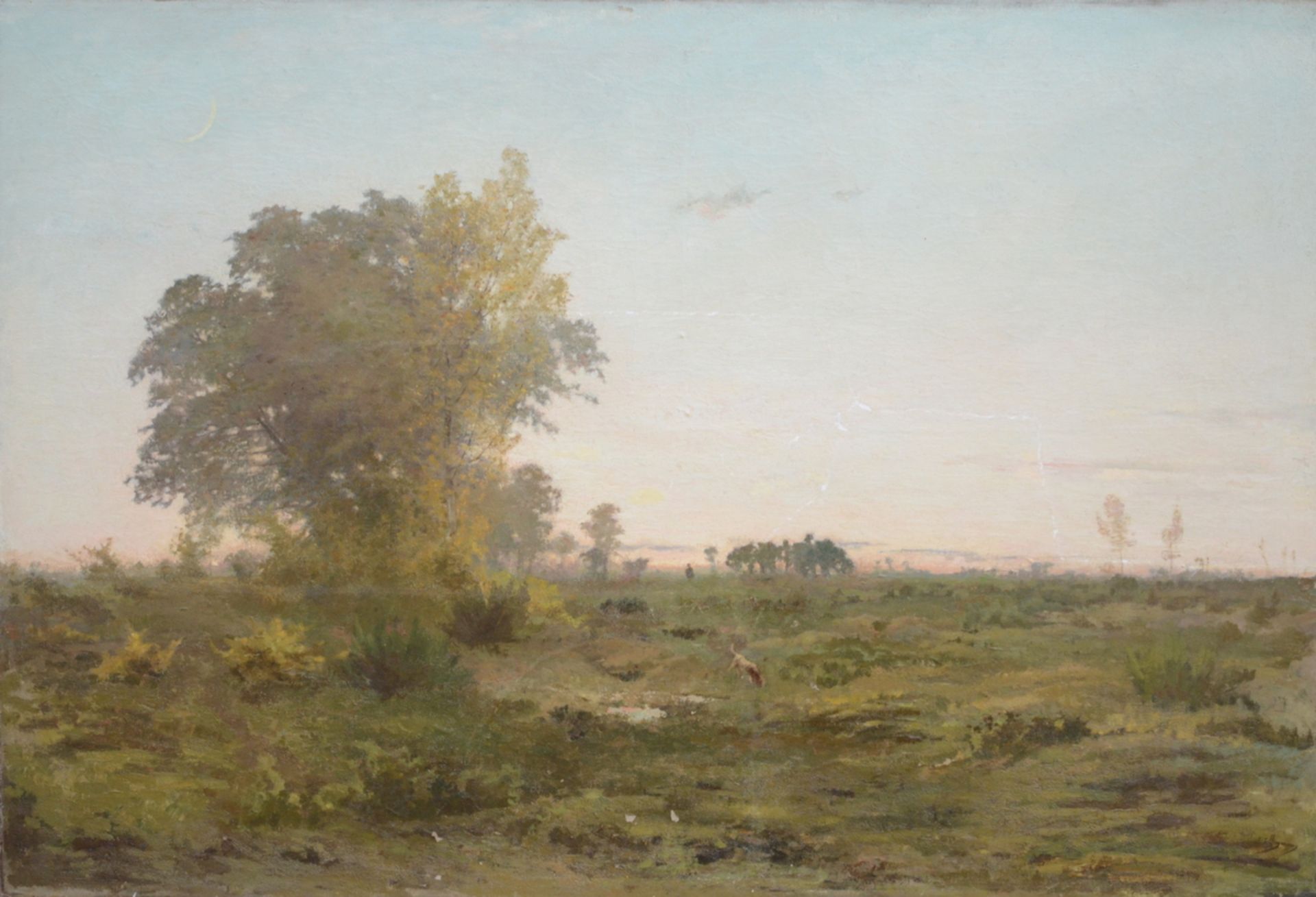 Adrien-Joseph Heymans: painting (o/c) 'landscape' (100x148 cm) (*)