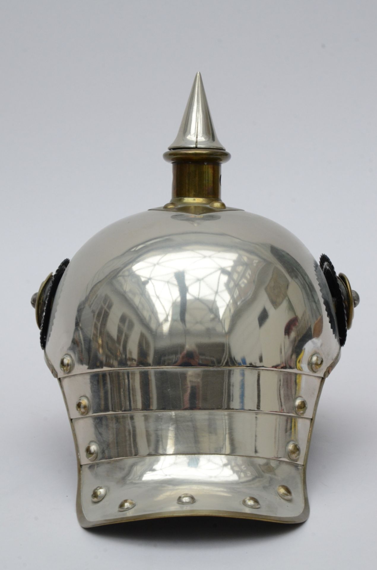 A Prussian metal helmet, model 1889 (h25cm) - Image 3 of 3