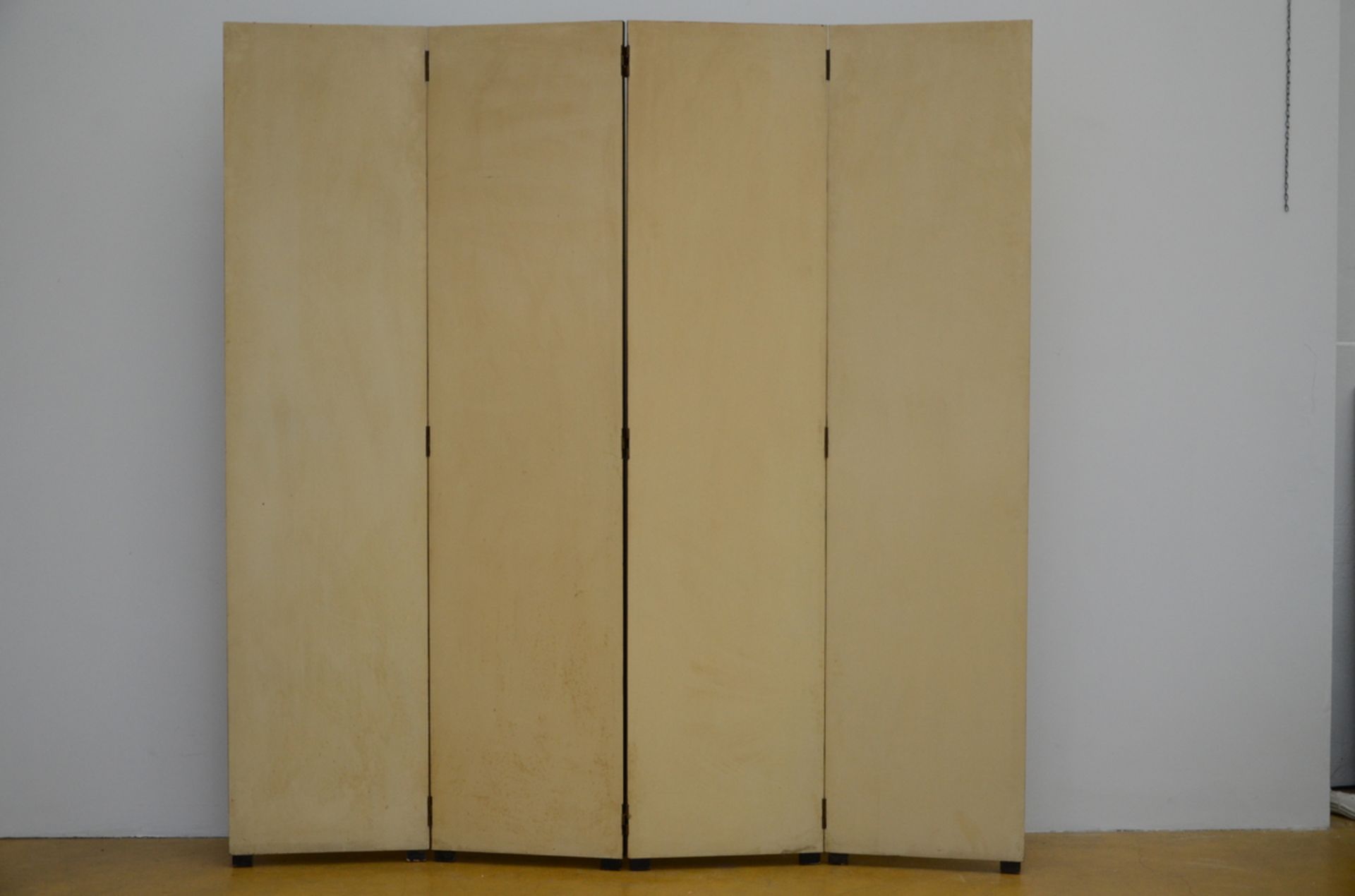Albert Saverijs: 4-piece folding screen 'birds' (170x160cm) - Image 5 of 5
