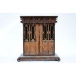 An Asian wooden home altar (56x53x25cm)