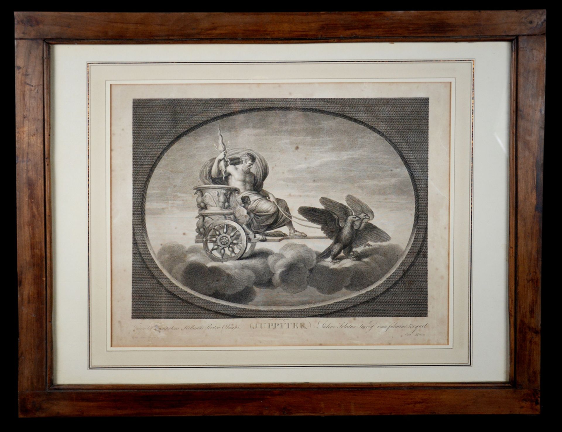 Four Empire engravings 'mythological representation' (35x44cm) (*)