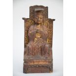 Chinese bronze Taoist statue (31x15x8cm) (*)
