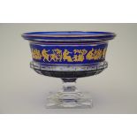 Crystal Val Saint Lambert bowl, model Borodine (18x23cm)