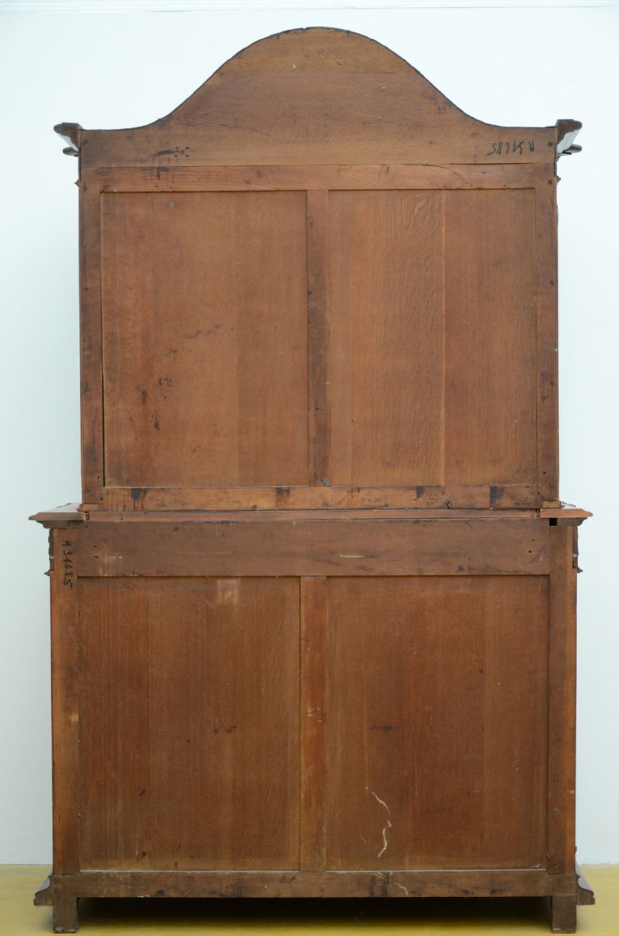 LiËge display cabinet in fruit wood, Louis XV style (230x140x63cm) - Image 3 of 4