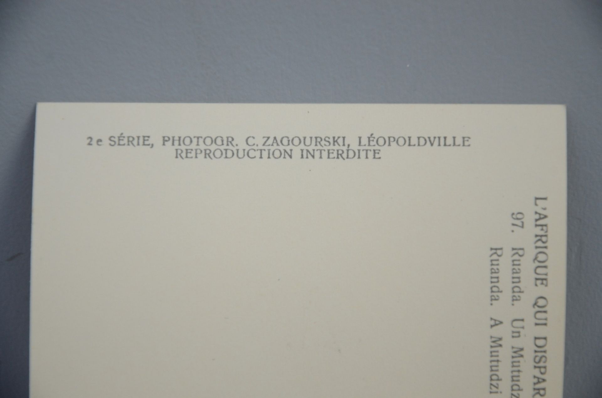 Collection of 198 postcards by C. Zagourski - Leopoldville (2iËme sÈrie) 'l'Afrique qui disparait' - Image 4 of 6