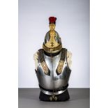 Cuirasse with helmet 'officer' (h37 cm and 52x48)