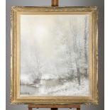 Van den Seylbergh: pastel 'winter landscape' (80x70cm)