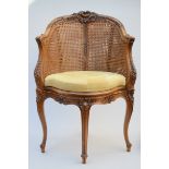 A Louis XV style corner chair (96x65x55cm)