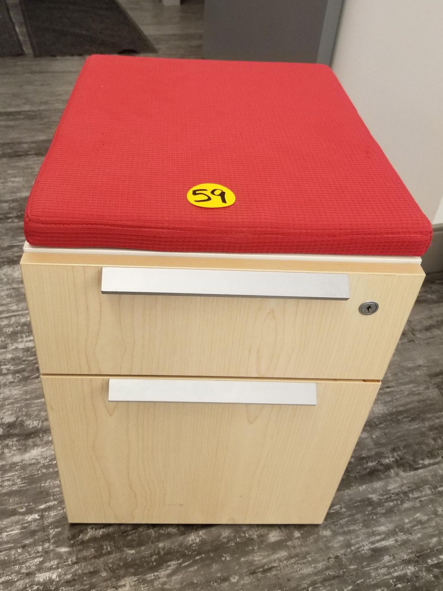 TEKNION - MOBILE FILE/STORAGE PEDESTAL W/ SEAT