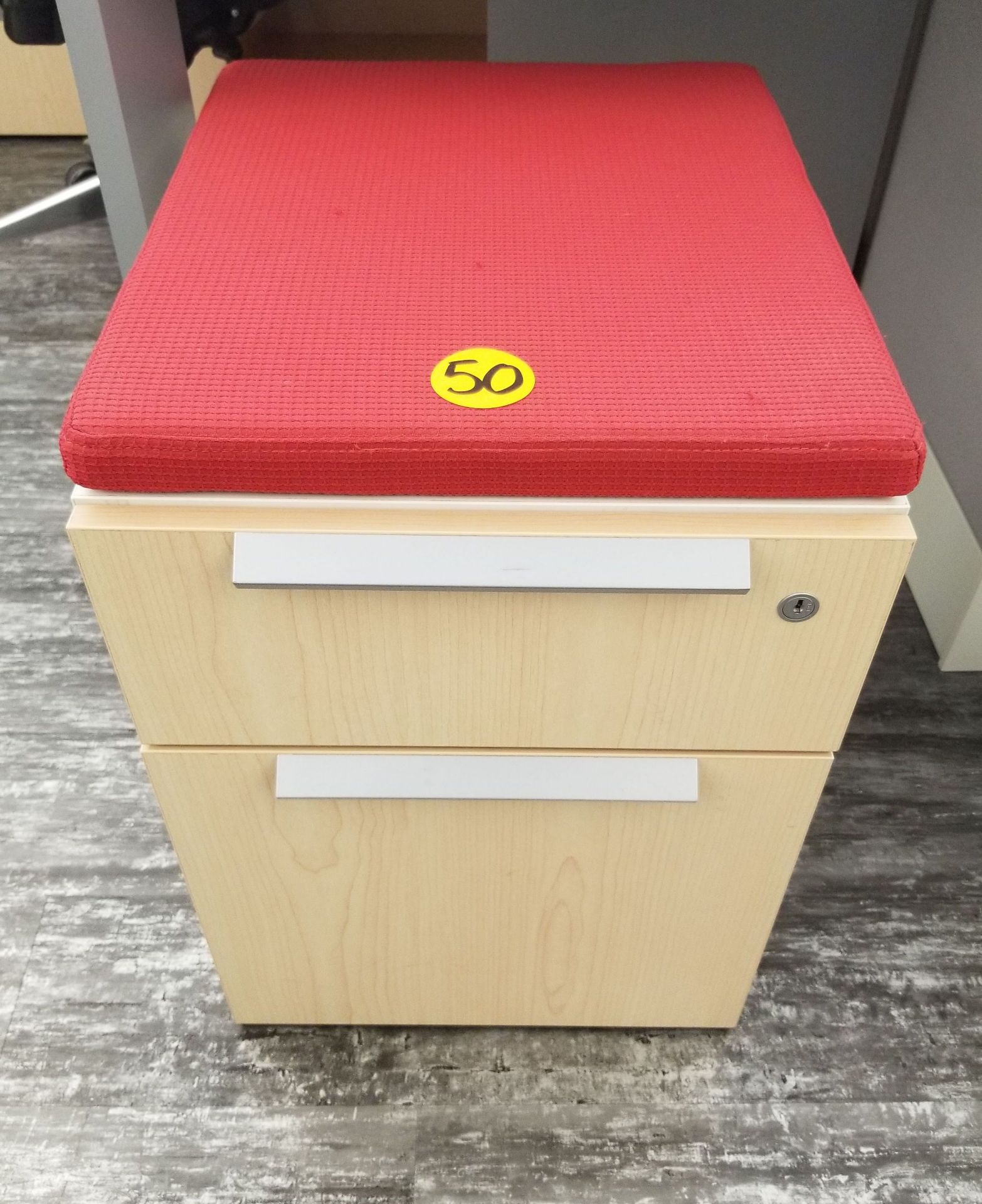 TEKNION - MOBILE FILE/STORAGE PEDESTAL W/ SEAT