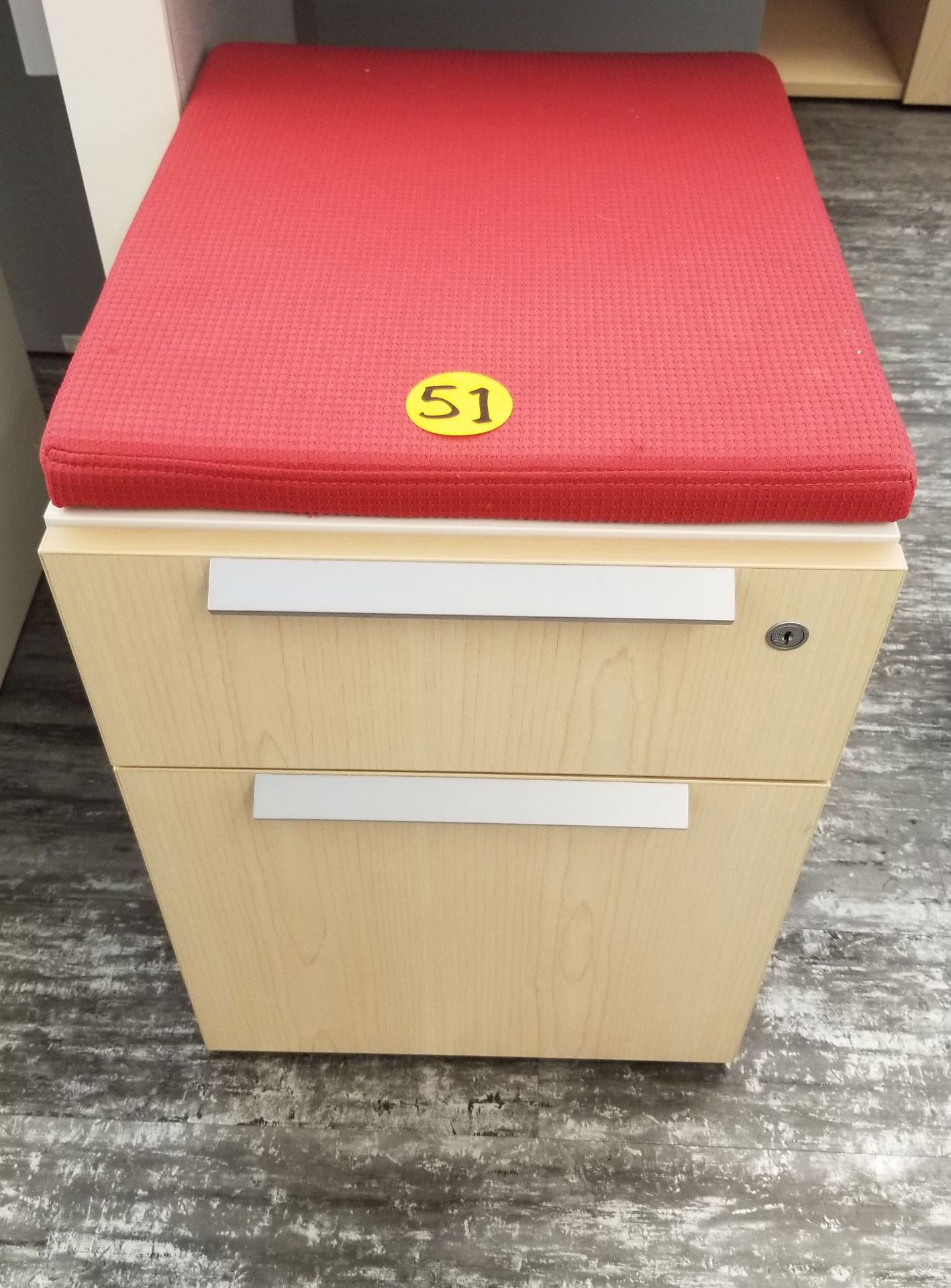 TEKNION - MOBILE FILE/STORAGE PEDESTAL W/ SEAT