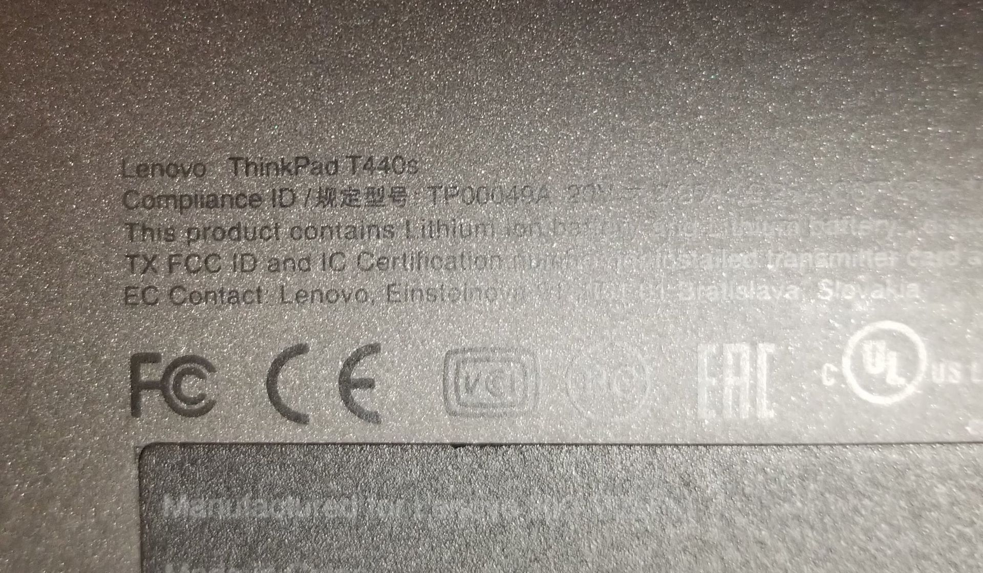 LENOVO - T440s CORE i5 - Image 6 of 6