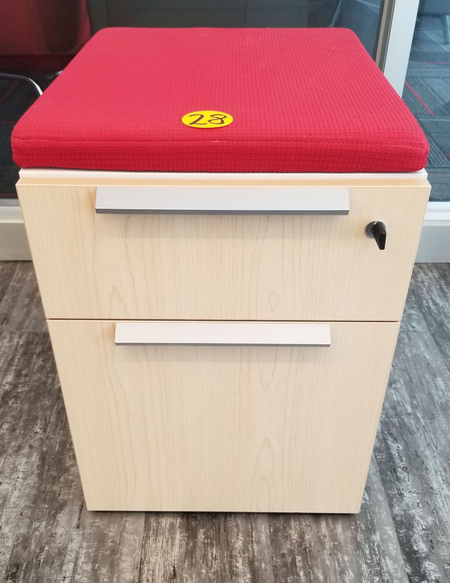 TEKNION - MOBILE FILE/STORAGE PEDESTAL W/ SEAT