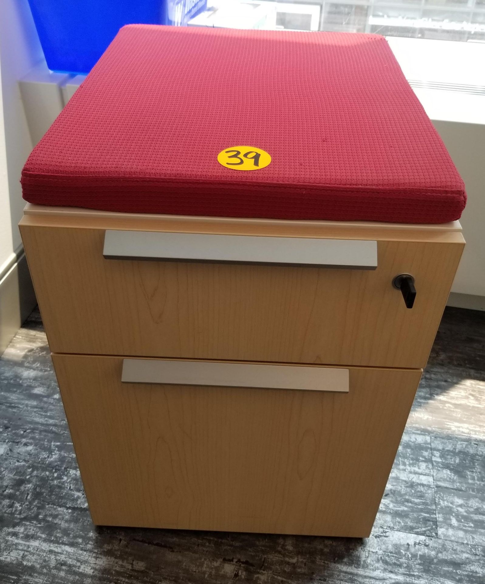 TEKNION - MOBILE FILE/STORAGE PEDESTAL W/ SEAT