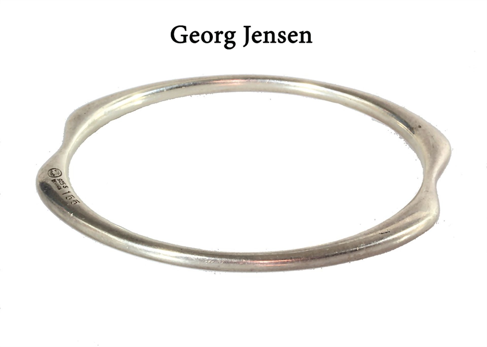 bracelet, GEORG JENSEN, silver 925/000, signed: GEORG JENSEN DENMARK 155, inside measurement ...