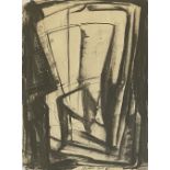 Yerassimos Sklavos (Greek, 1927-1967) (AR), untitled, 24.11.1961, ink on paper. 27.5 x 21 cm.