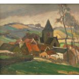 Albert RATY (1889-1970)Village ardennais