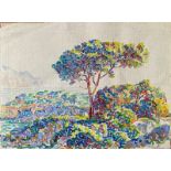 Henri Edmond CROSS (1856-1910), Attribué àPaysage