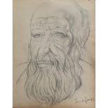 Boris Dimitrievitch GRIGORIEV (1886-1936)Portrait d’homme