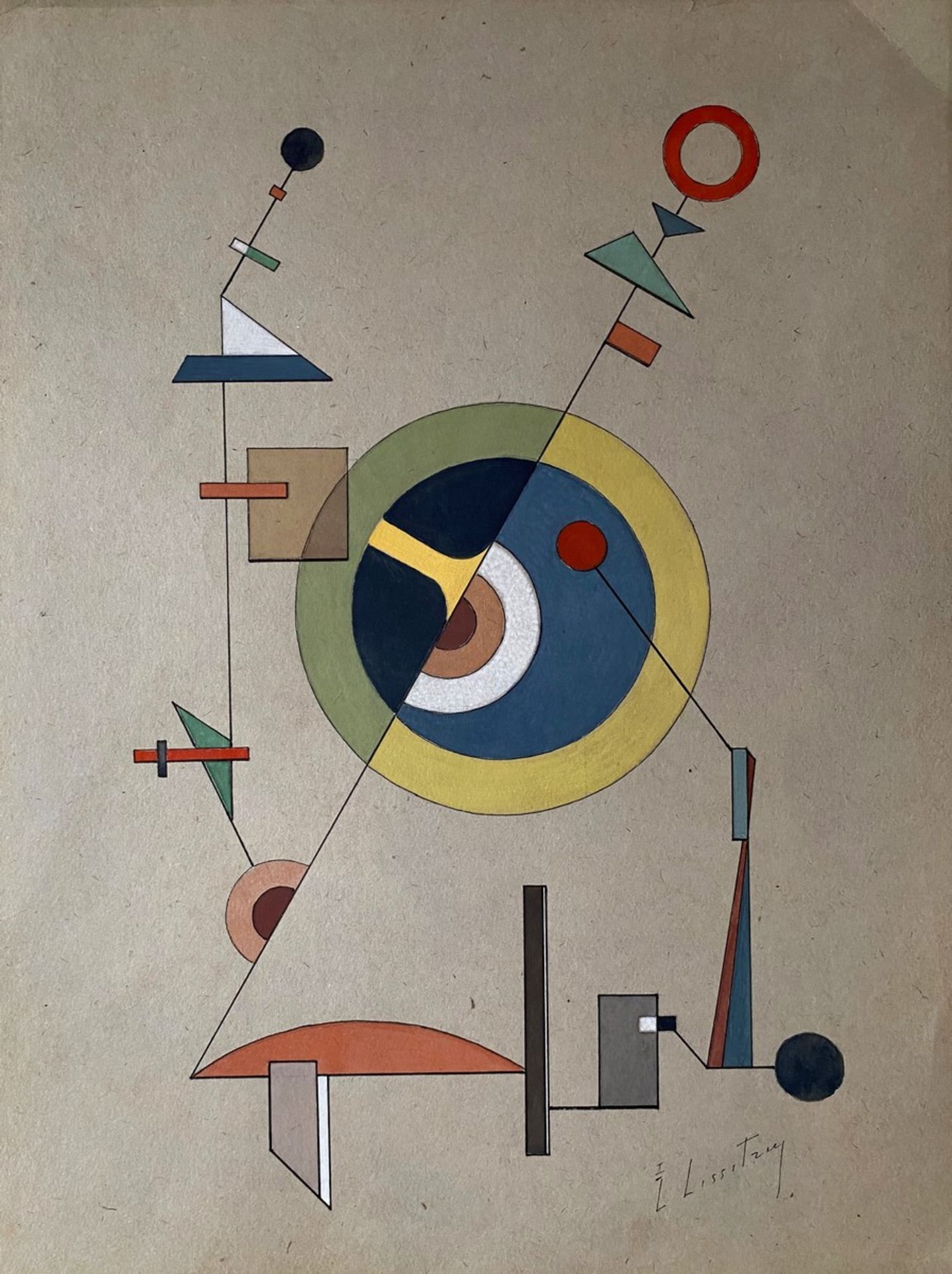 El LISSITZKY (1890-1941), Attrib.à