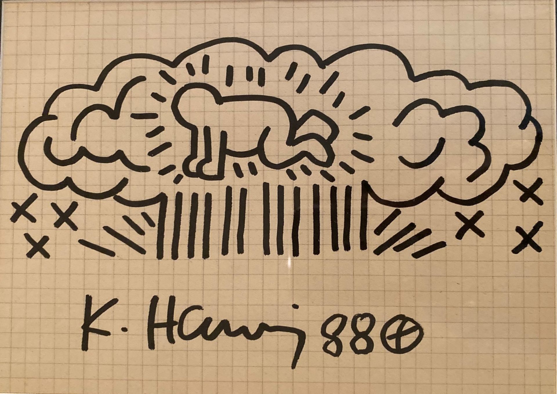 Keith HARING (1958-1990), Attribué à