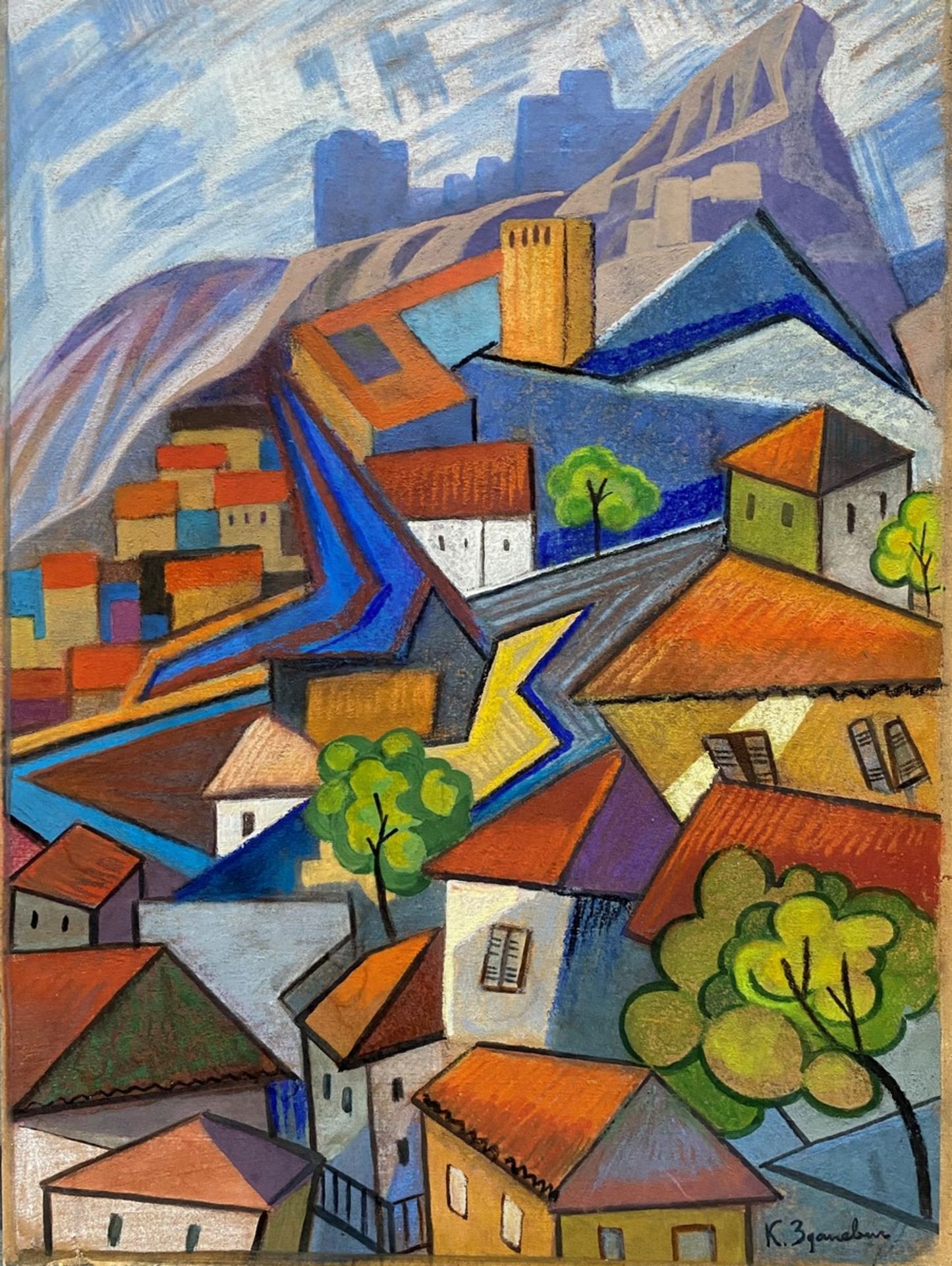 Kirill Mikhailovich ZDANEVICH (1892-1969), Attribué à