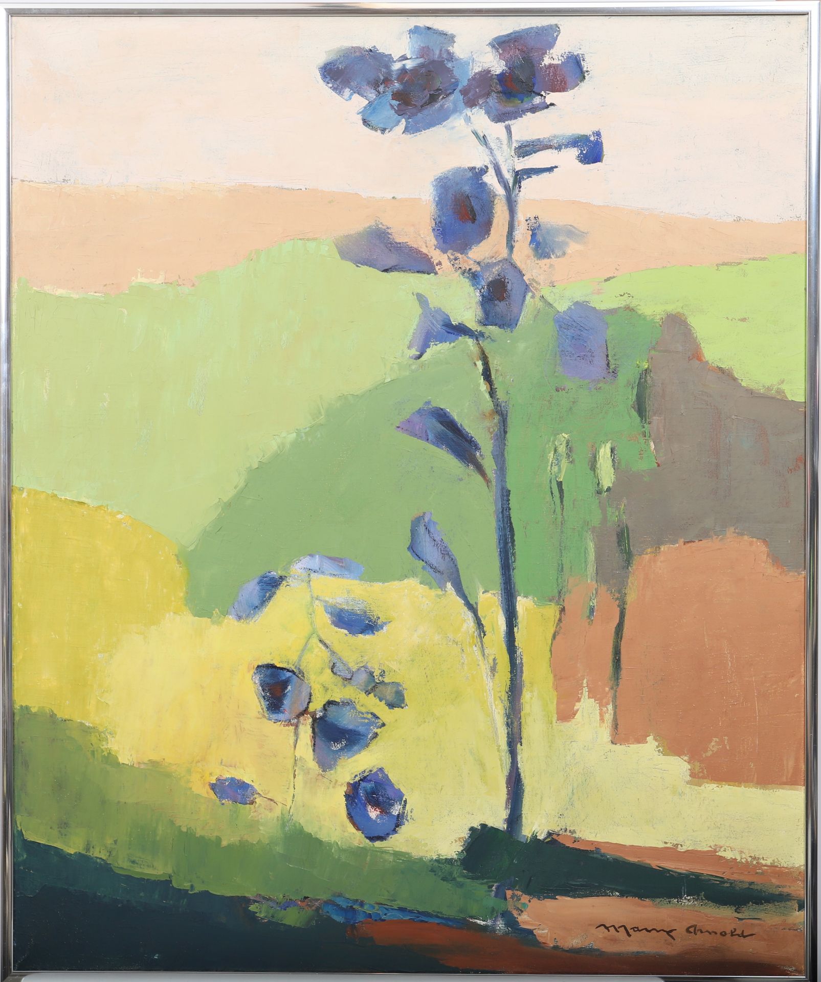 "Fleur du pays" de Many Arnold-Leurs (1920-?) Artiste peintre Luxembourgeois, membre [...]