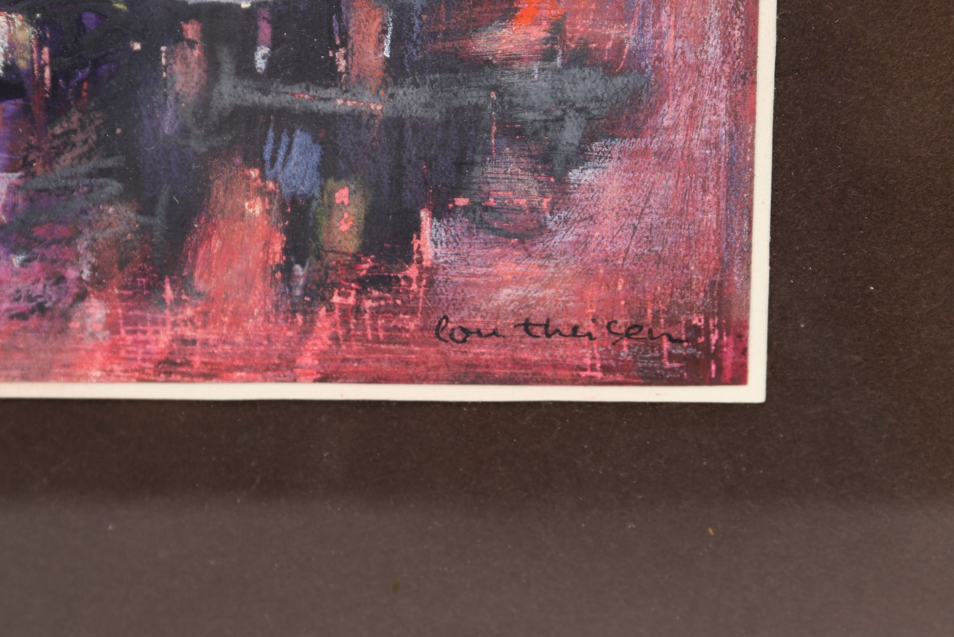 Lou Theisen (1914-1995) Artiste peintre luxembourgeois, membre du CAL, cofondateur du [...] - Image 2 of 2